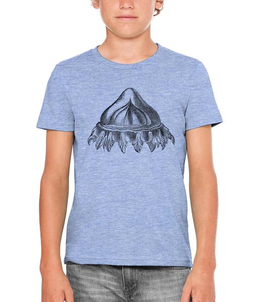 516x600 austin ink apparel jellyfish drawing unisex kids short sleeve printed - Jellyfish Drawing For Kids