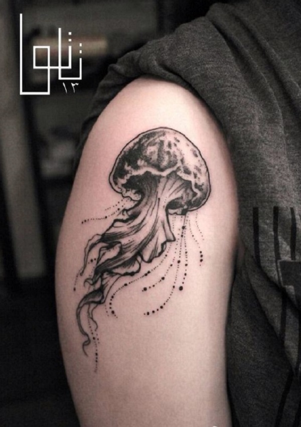 600x851 Jellyfish Tattoo Ideas - Jellyfish Tattoo Drawing
