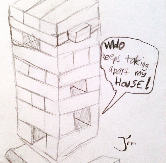 640x630 Jenga Let's Learn Kids! - Jenga Drawing
