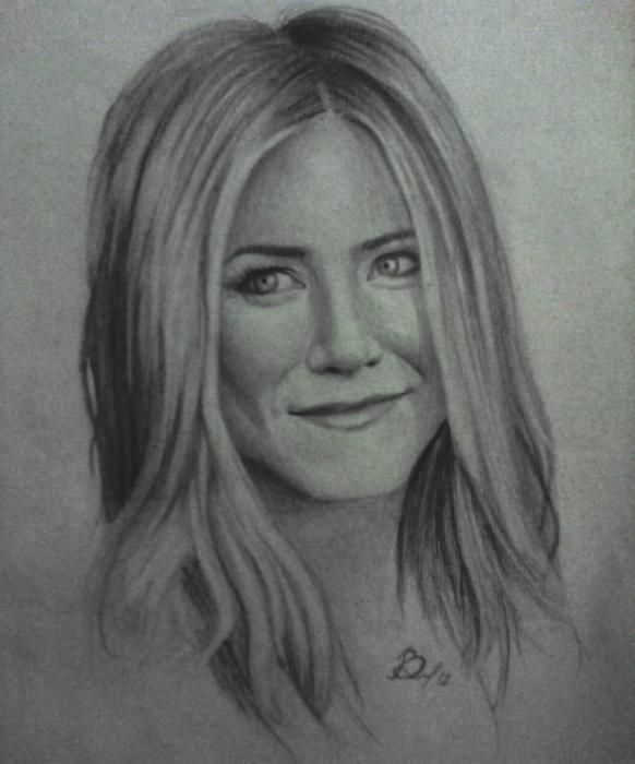 582x700 Jennifer Aniston - Jennifer Aniston Drawing