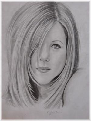 300x400 Jennifer Aniston - Jennifer Aniston Drawing