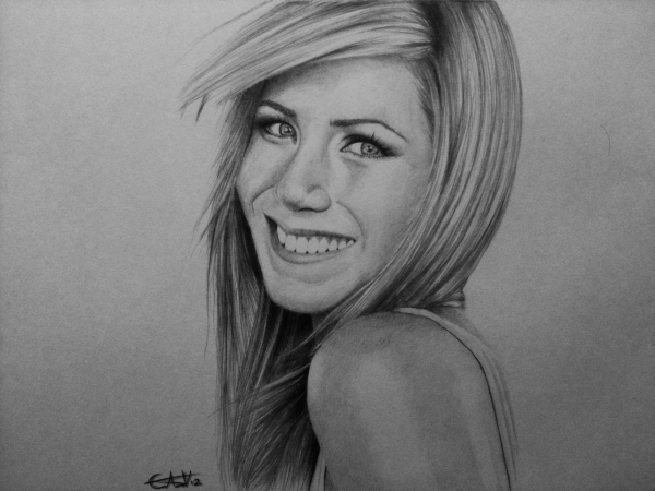 Jennifer Aniston Drawing at PaintingValley.com | Explore collection of ...