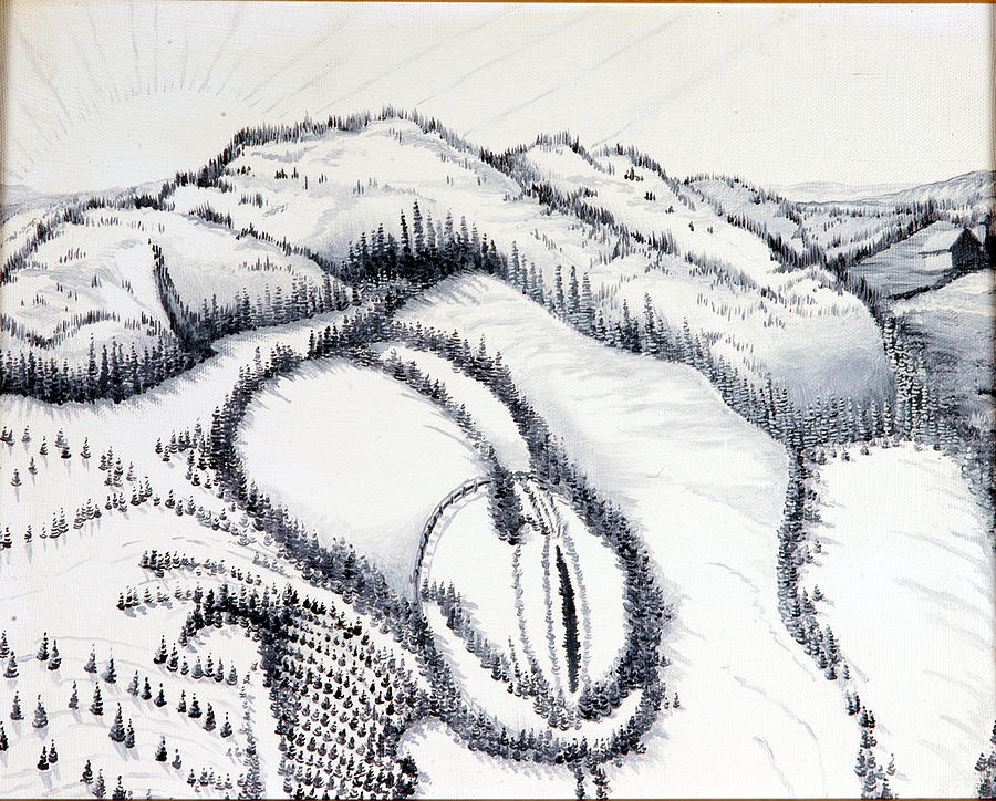 900x724 jerry garcia at shady grove painting - Jerry Garcia Drawing