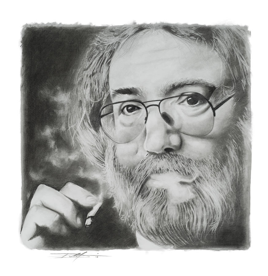 873x900 jerry garcia drawing - Jerry Garcia Drawing