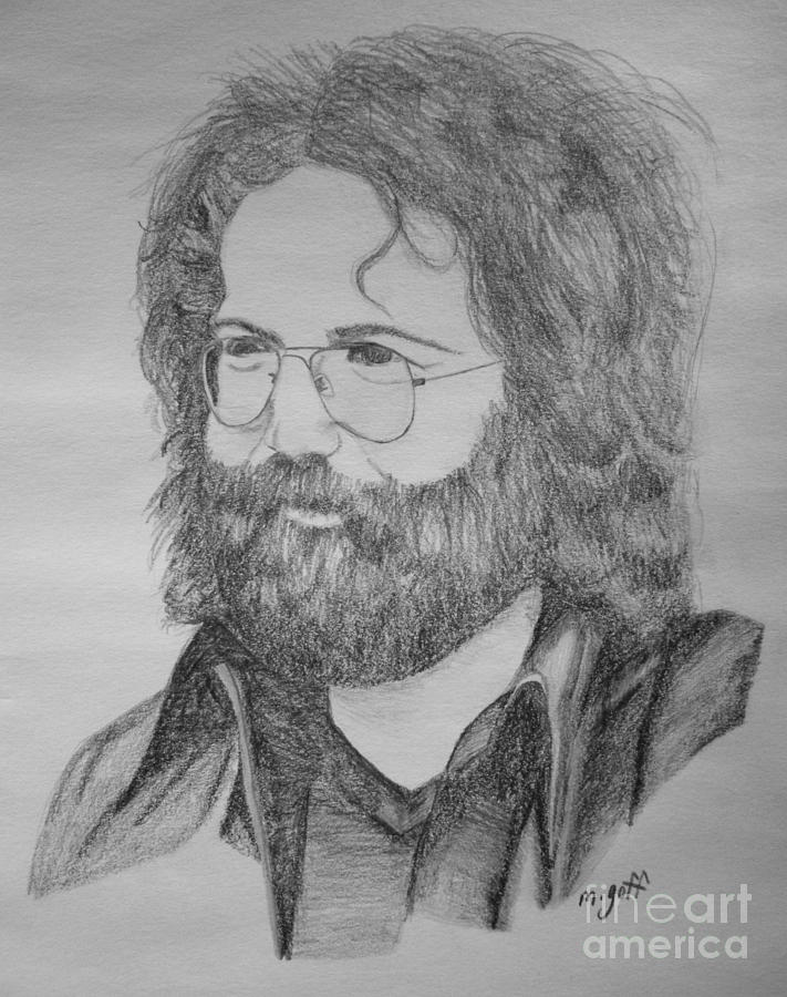 711x900 jerry garcia drawing - Jerry Garcia Drawing