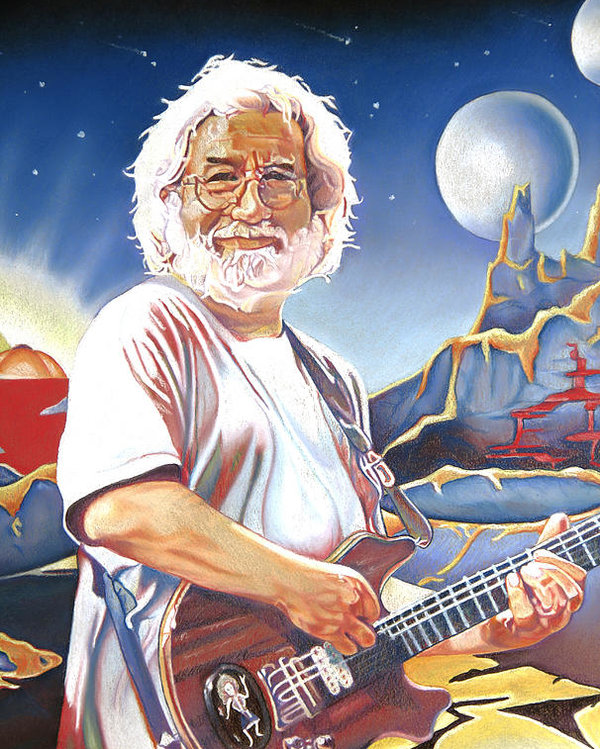 600x749 jerry garcia live at the mars hotel poster - Jerry Garcia Drawing