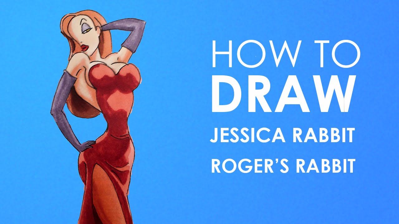 1280x720 How To Draw Jessica Rabbit - Jessica Rabbit Drawing