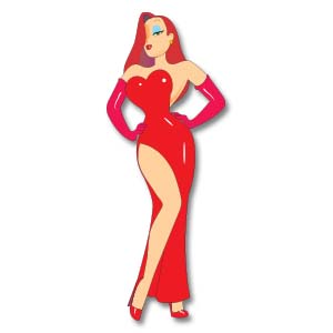 300x300 Jessica Rabbit Free Drawing Vector Download - Jessica Rabbit Drawing