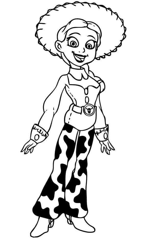 639x938 Toy Story Jessie Coloring Pages - Jessie Toy Story Drawing