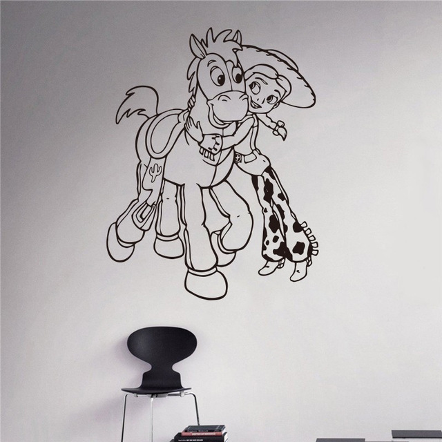 640x640 Toy Story Jessie Wall Vinyl Decal Superheroes Wall Sticker - Jessie Toy Story Drawing