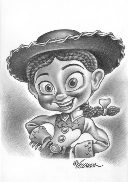 495x700 Vizcarra, Joan - Jessie Toy Story Drawing