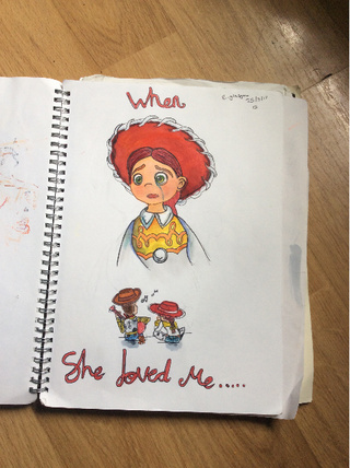 320x428 Toystory Drawings On Paigeeworld Pictures Of Toystory - Jessie Toy Story Drawing