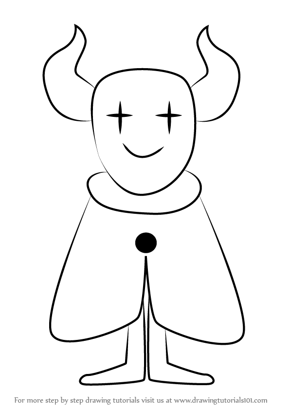 596x842 Learn How To Draw Nacarat Jester From Undertale - Jester Drawing