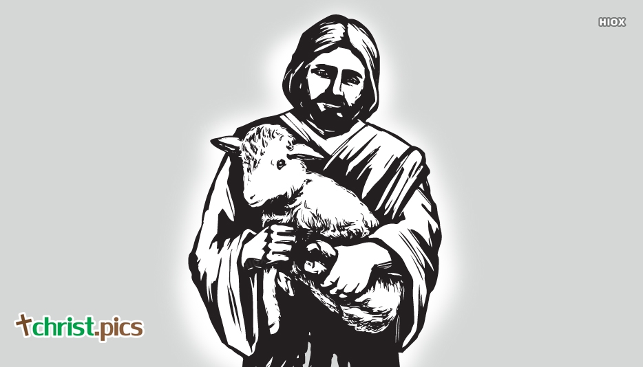 934x534 Jesus Christ Drawing Images, Pictures - Jesus And Lamb Drawing