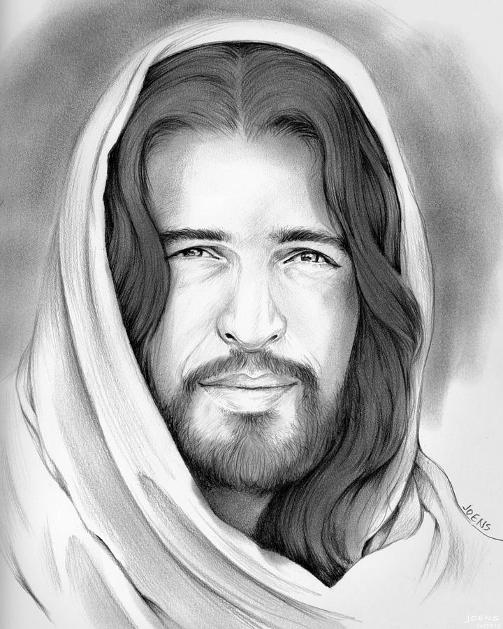 720x900 Jesus Drawing Beautiful Art Drawing Skill - Jesus Art Drawing