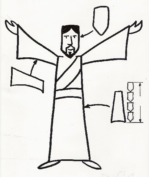 482x571 How To Draw Cartoon Bible Messages - Jesus Cartoon Drawing