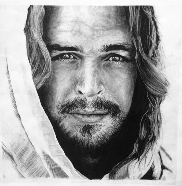 640x653 Drawing Of Christ - Jesus Christ Drawing