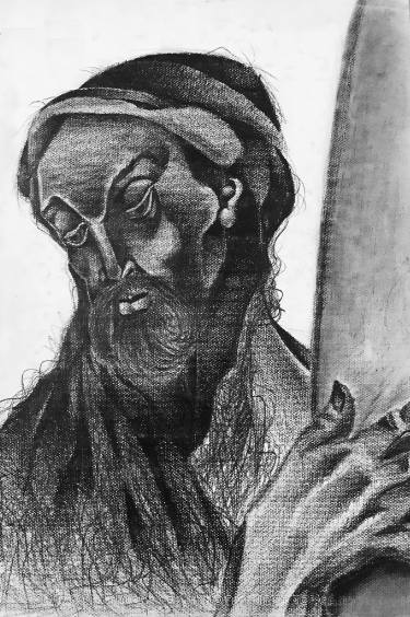 375x564 Jesus Christ Drawing - Jesus Christ Drawing Black And White