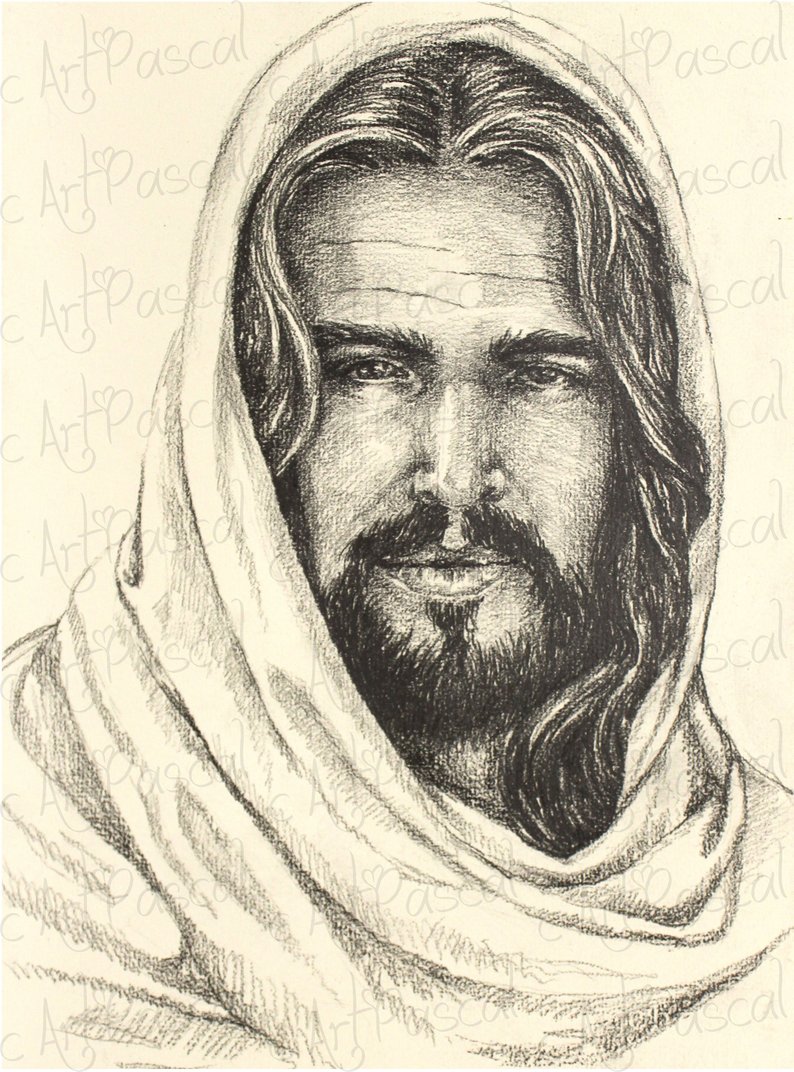 Как нарисовать иисуса. Портрет Хесуса. Иисус карандашом. Иисус рисунок. Портрет Иисуса Христа карандашом.