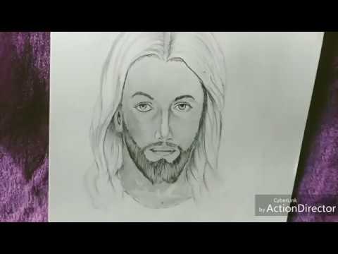 Jesus Christ Drawing Images at PaintingValley.com | Explore collection ...