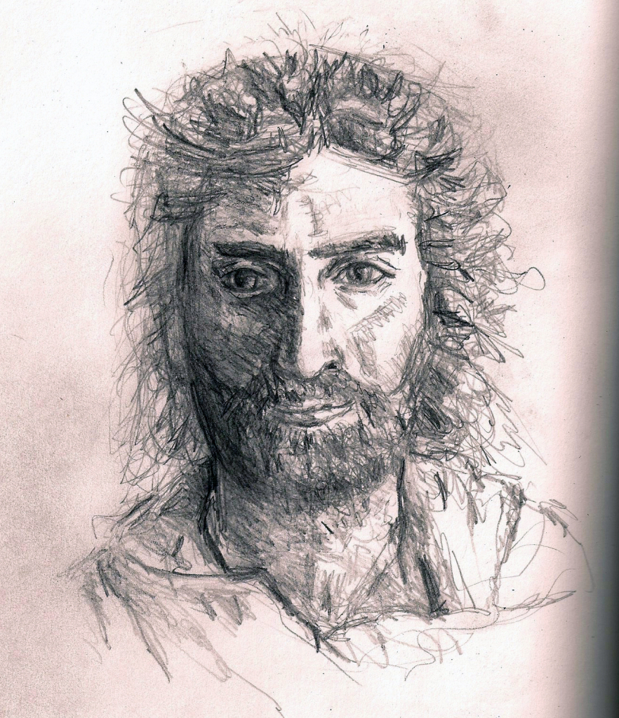 Jesus Christ Drawing Images at PaintingValley.com | Explore collection ...