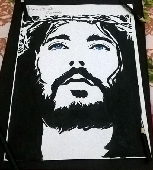 507x564 Cristiane Aparecida - Jesus Christ Drawing Images