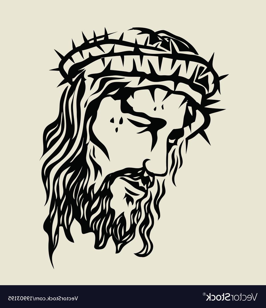 931x1080 Hd Jesus Christ Face Sketch Drawing Vector - Jesus Christ Face Drawing