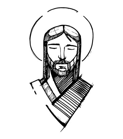Jesus Christ Face Drawing at PaintingValley.com | Explore collection of ...