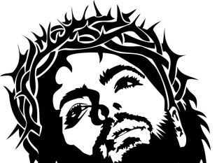 310x233 Jesus Christ Drawing Free Vector Free Vectors Ui Download - Jesus Christ Face Drawing