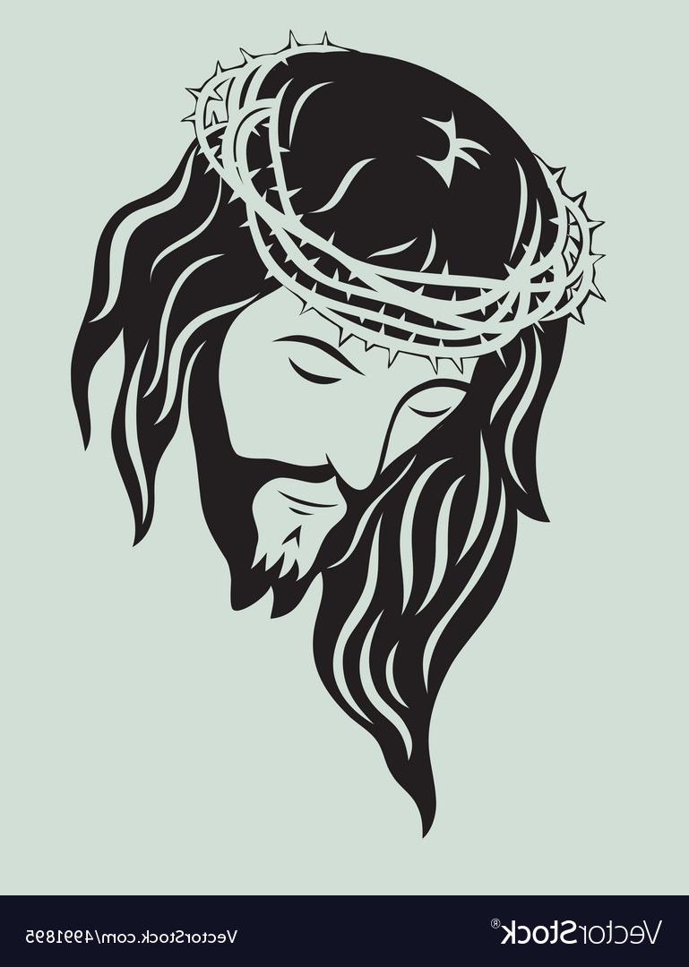 Jesus Christ Face Drawing at PaintingValley.com | Explore collection of ...