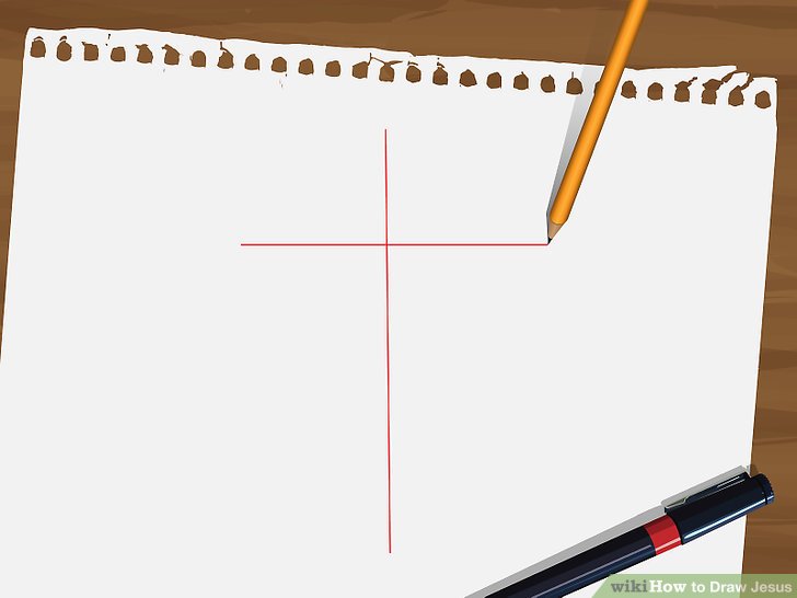 728x546 How To Draw Jesus Steps - Jesus Christ On The Cross Drawings
