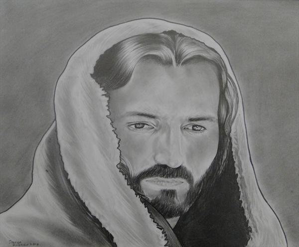 600x496 Jesus Christ Pencil Drawing - Jesus Christ Pencil Drawing
