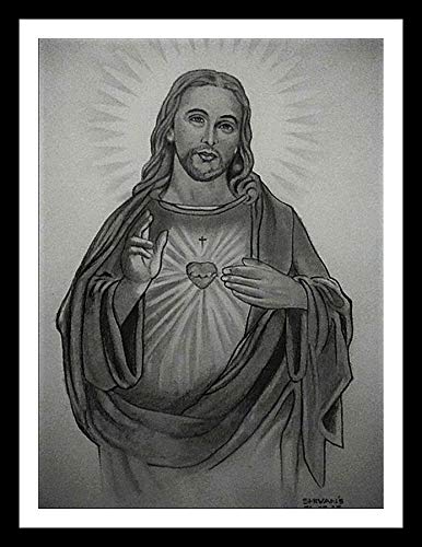 386x500 Son Of God Jesus Christ - Jesus Christ Pencil Drawing