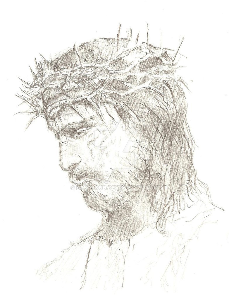 783x1021 Jesus Crown Of Thorns - Jesus Crown Of Thorns Drawing