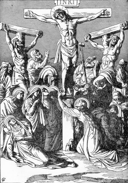 447x640 Free Christian Pictures And Jesus Christ Images, Coloring Pages - Jesus Crucifixion Drawing