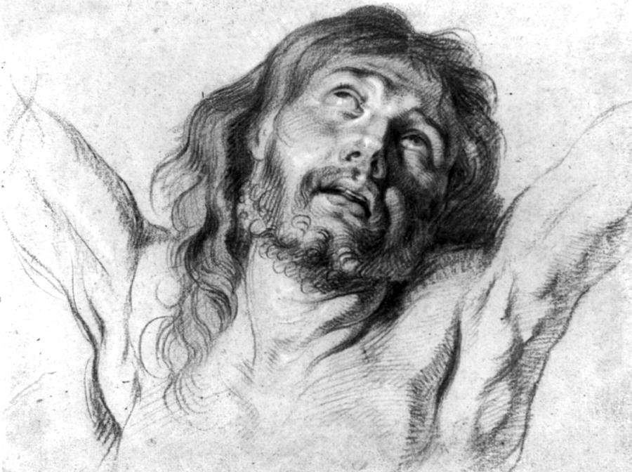 900x672 Drawing Of Jesus Photograph - Jesus Drawing