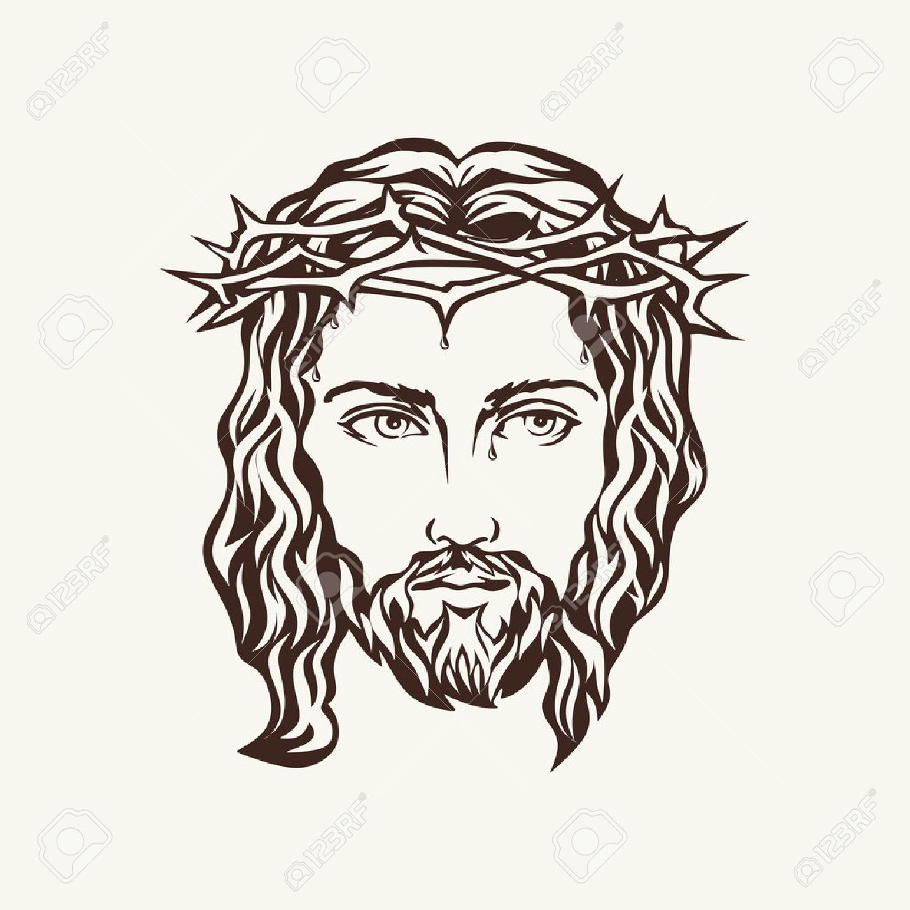 1300x1300 Jesus Drawing - Jesus Drawing