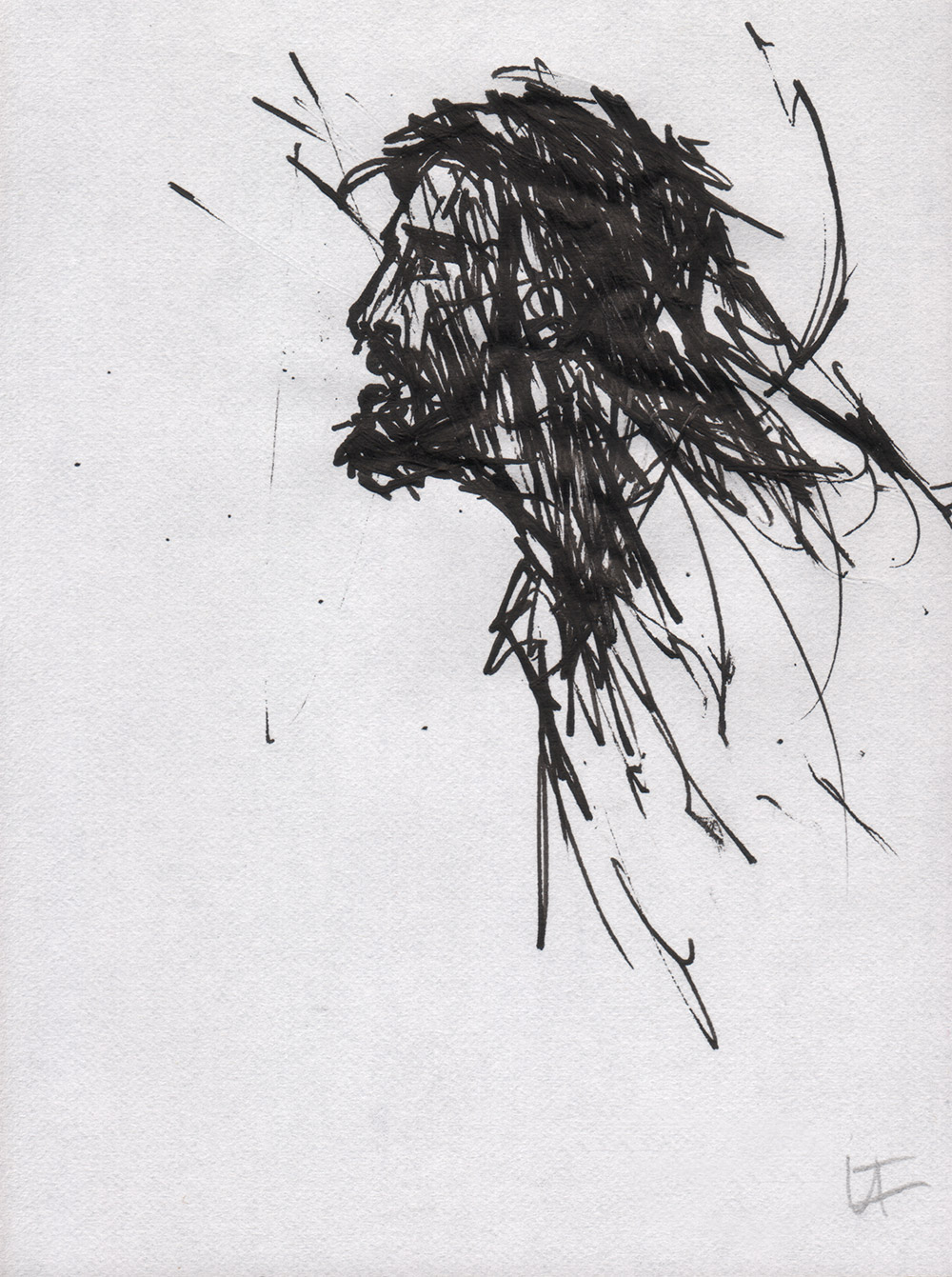 1000x1341 Becoming Luc Freymanc - Jesus Drawing