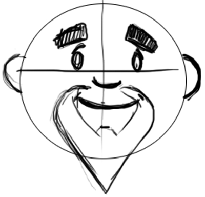 400x384 How To Draw Cartoon Jesus Christ For Easter Step - Jesus Drawing Cartoon