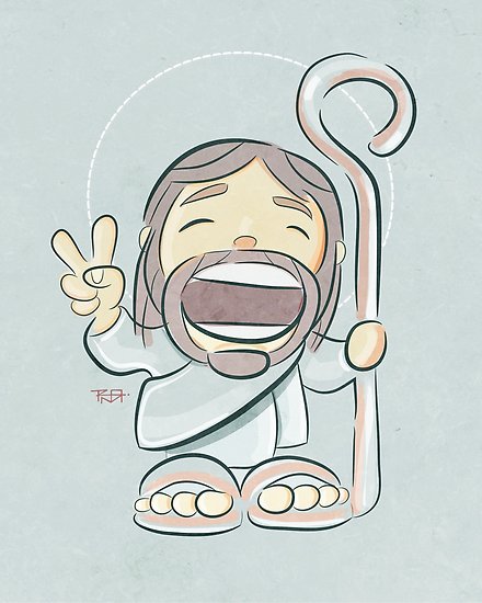Jesus Drawing Cartoon at PaintingValley.com | Explore collection of ...