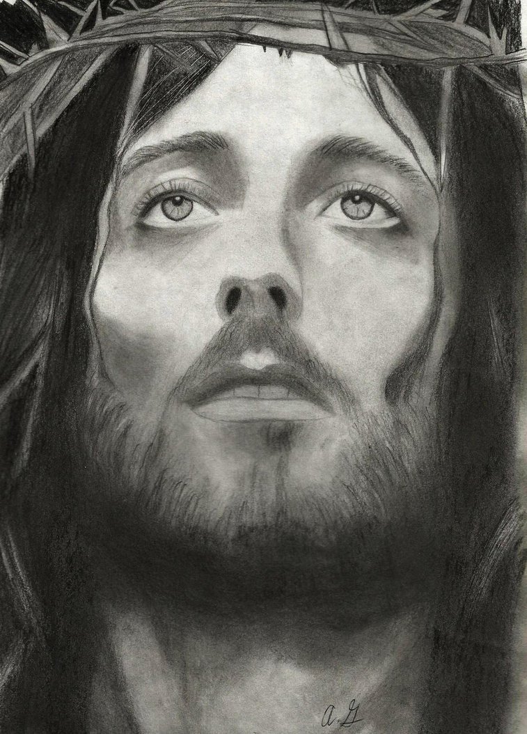 757x1054 Completely New Jesus Christ Drawings - Jesus Drawing Pictures