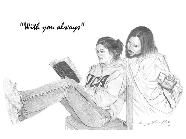 595x446 extraordinary drawings of jesus in the workplace - Jesus Drawing Pictures