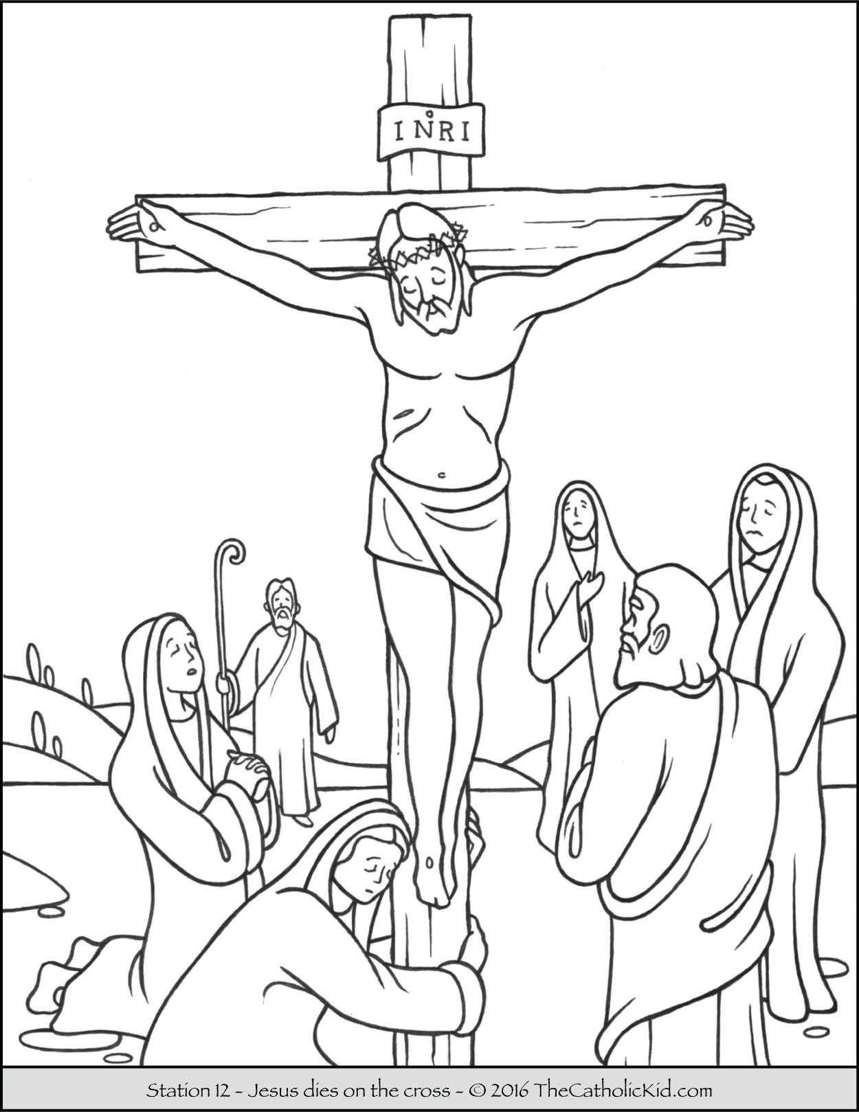 1250x1618 Jesus On The Cross Drawing For Kids - Jesus Drawing Pictures