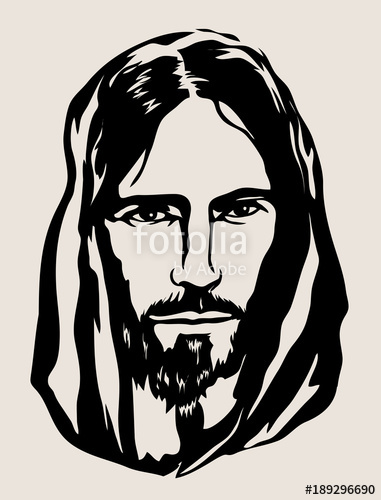 Jesus Face Drawing at PaintingValley.com | Explore collection of Jesus ...