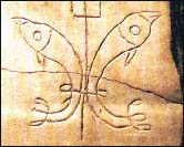 166x133 Early Christian Symbols Of The Ancient Church From The Catacombs - Jesus Fish Drawings