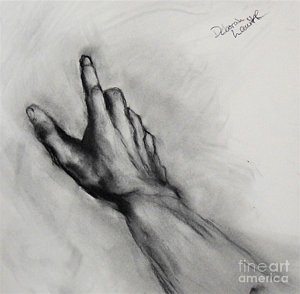 300x294 Jesus Hands Drawings Fine Art America - Jesus Hands Drawing