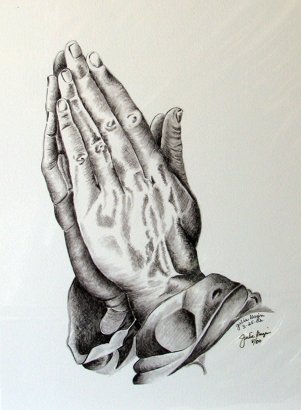 1000x1362 Pix For Gt Jesus Praying Hands Drawing Pray Hands Tatuajes - Jesus Hands Drawing