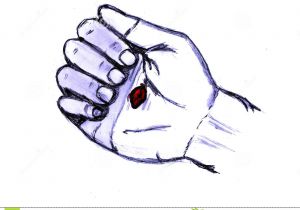 300x210 Drawings Of Jesus Hands Hand Drawn Vector Illustration Or Drawing - Jesus Hands Drawing