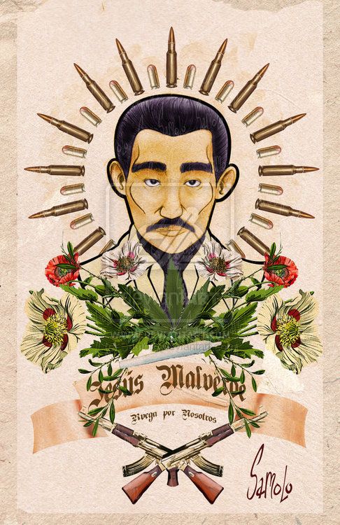 486x750 Jesus Malverde Body In Art, Mexico - Jesus Malverde Drawing