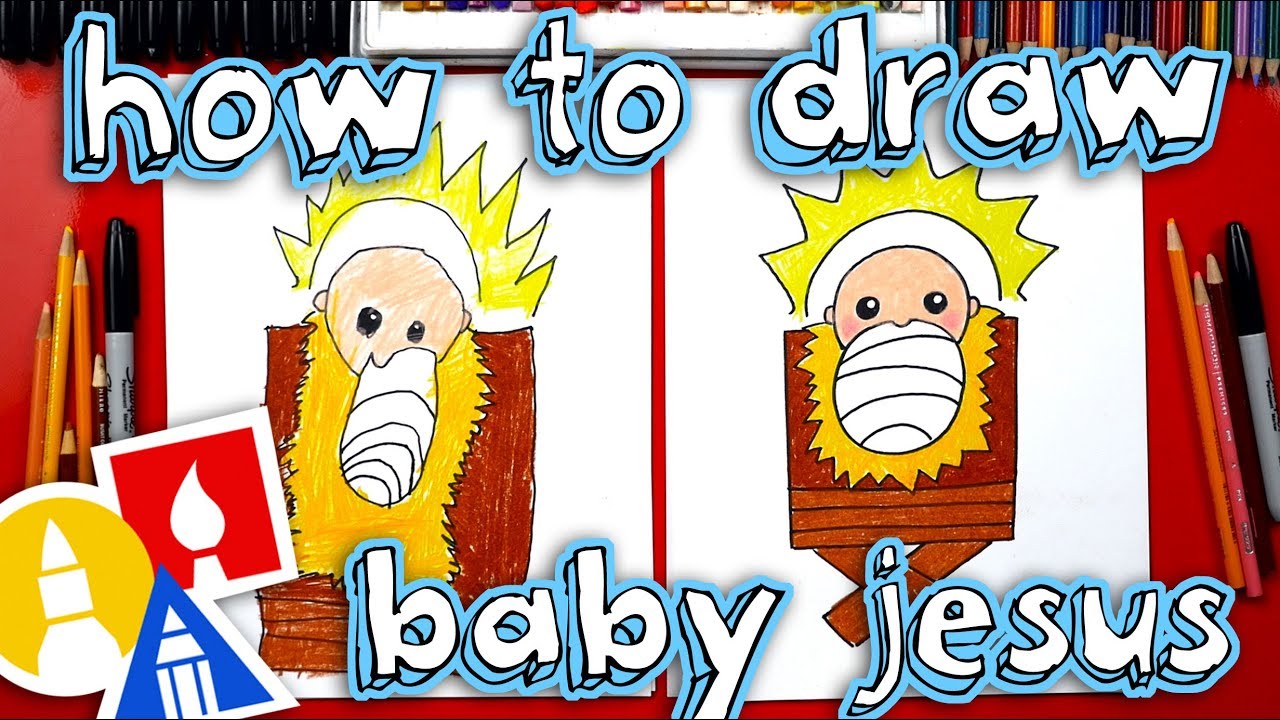 1280x720 how to draw baby jesus in a manger - Jesus Manger Drawing